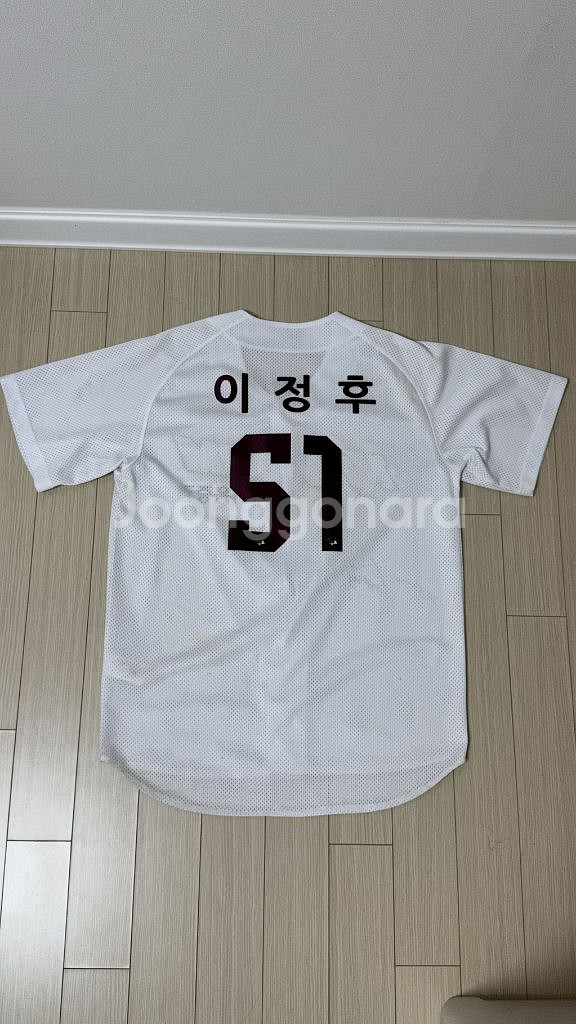 키움 레플리카 홈 유니폼 이정후 마킹 임창민 원종현싸인--1