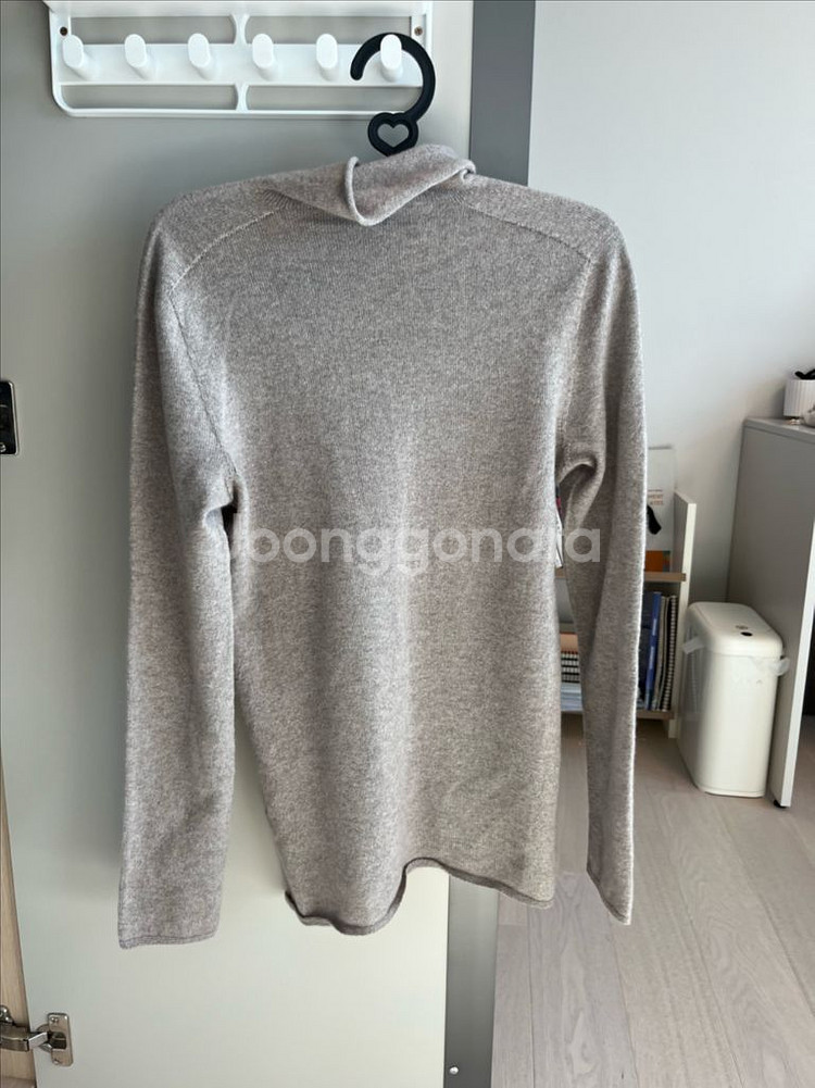 더캐시미어 100%캐시미어 반폴라니트--0