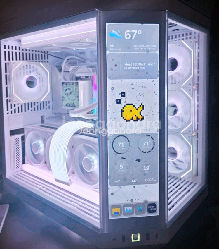 라이젠7 9800X3D RTX5080 Y70터치 본체--0