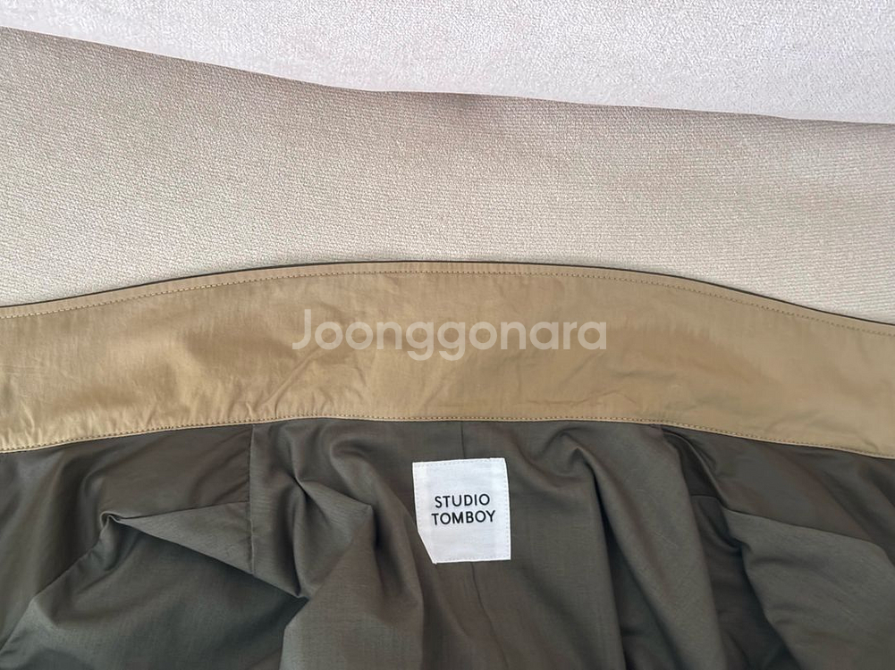 스튜디오톰보이 후디 코팅 점퍼--3