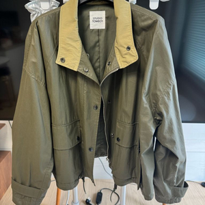 스튜디오톰보이 후디 코팅 점퍼