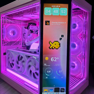 라이젠7 9800x3d rtx5080 y70핑크PC