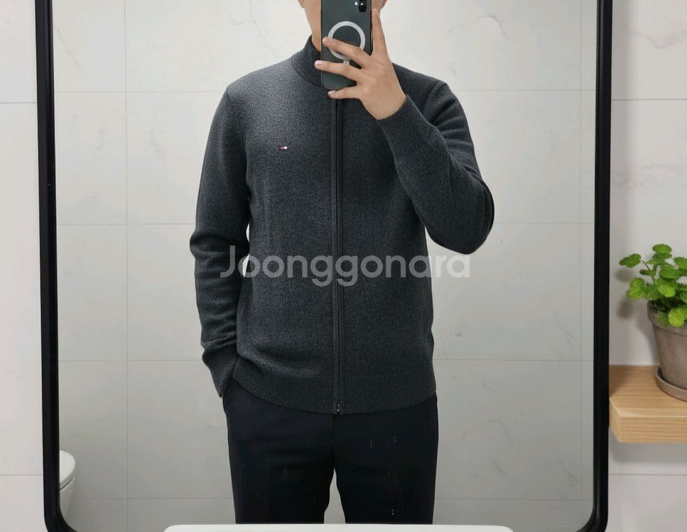 [M]<타미 힐피거>집업 가디건--2