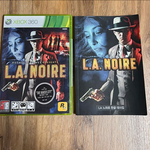 XBOX360 LA 느와르 대사집 포함
