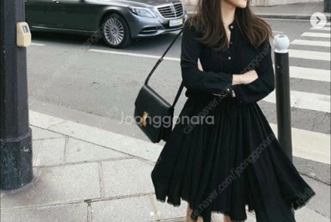 /새상품/ 아디세떼흐 하엄지 라닐원피스 블랙 이미지