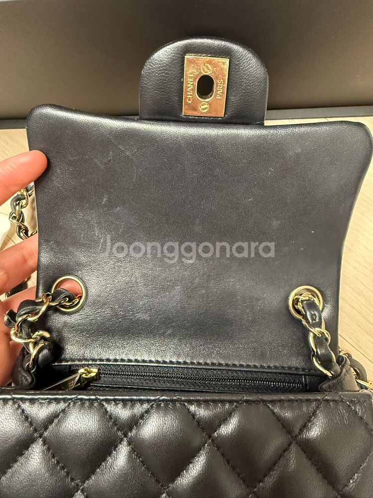 샤넬 쁘띠삭 미니 금장 29번대--4