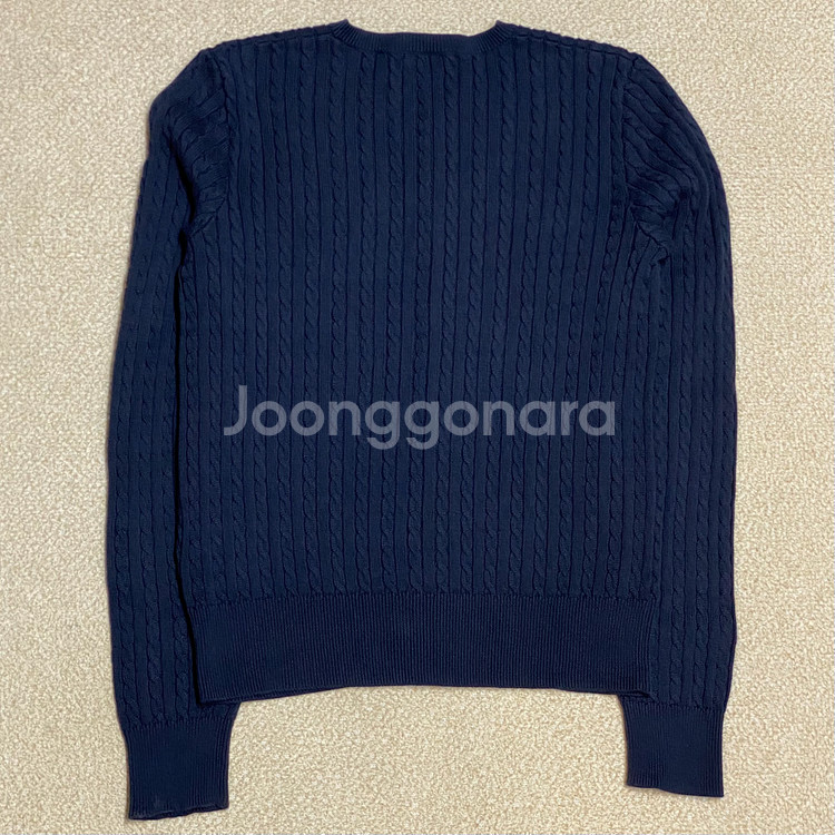 (정품) 폴로 신형 걸즈 네이비 니트 가디건 XL--2