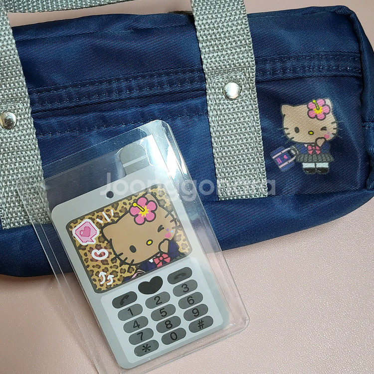 헤이세이 코갸루 태닝 교복 키티 가방 필통 파우치--2