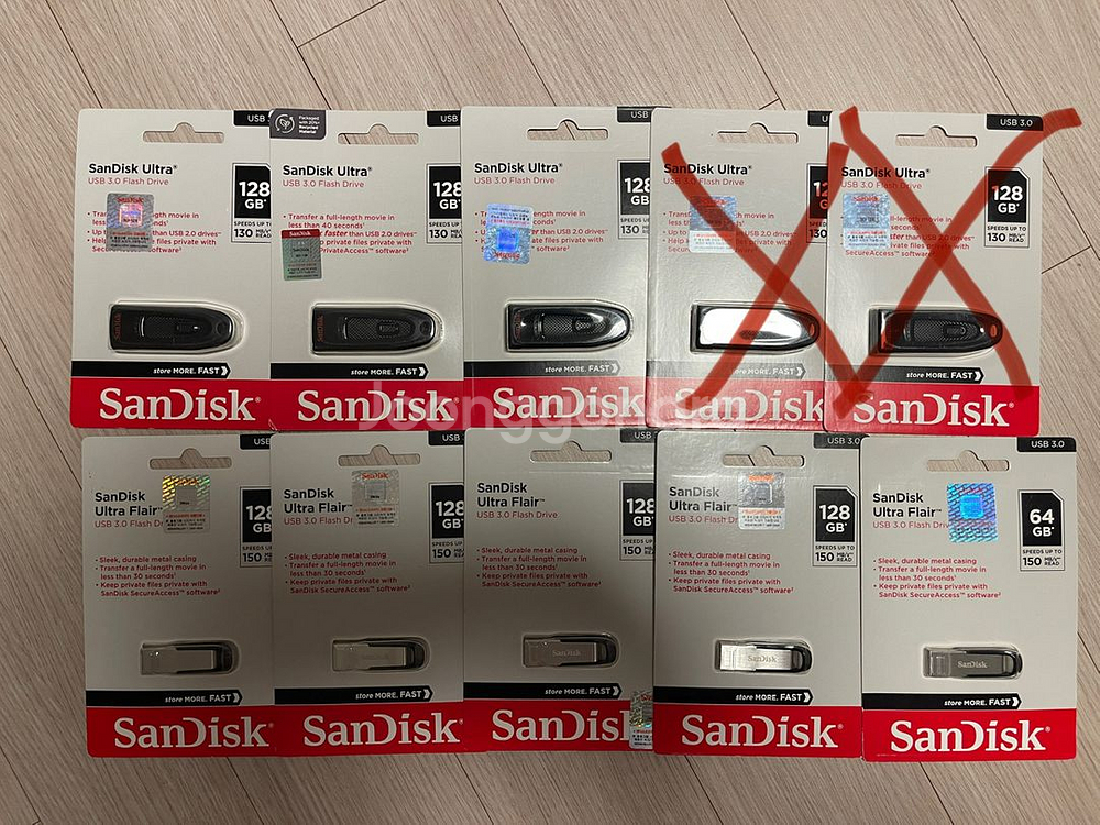 샌디스크 usb 3.0 128기가(64기가) 미개봉--0