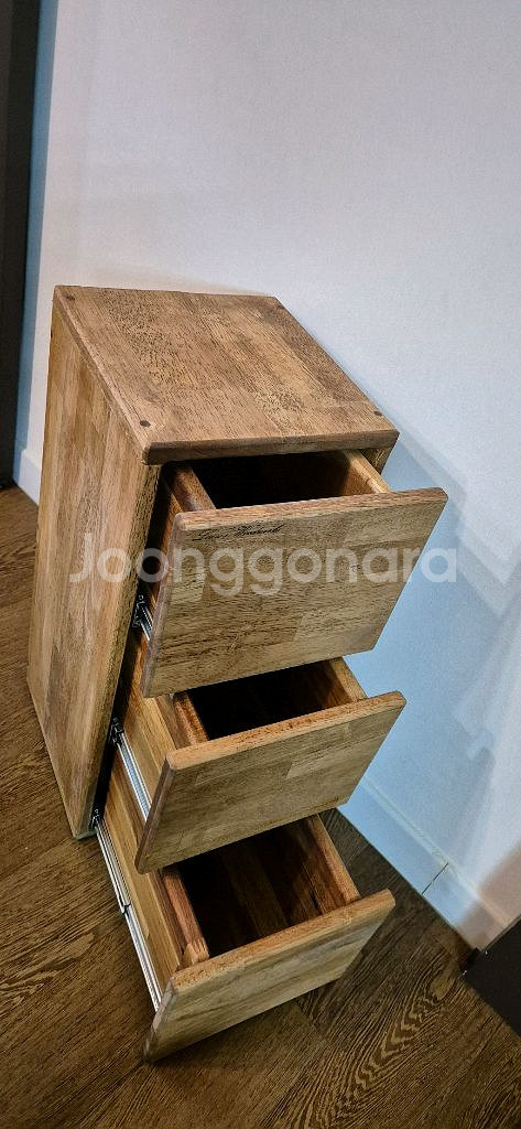 원목 티테이블, TV용선반, 책상, 서랍장 판매(DIY--6