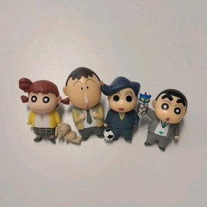 떡잎상사 짱구 지비츠 4종 새상품 일괄