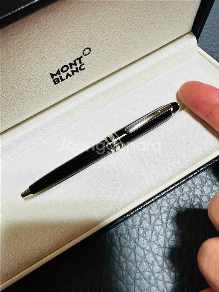 정품 몽블랑 모짜르트 미니 볼펜 P116 플래티넘 은장--0