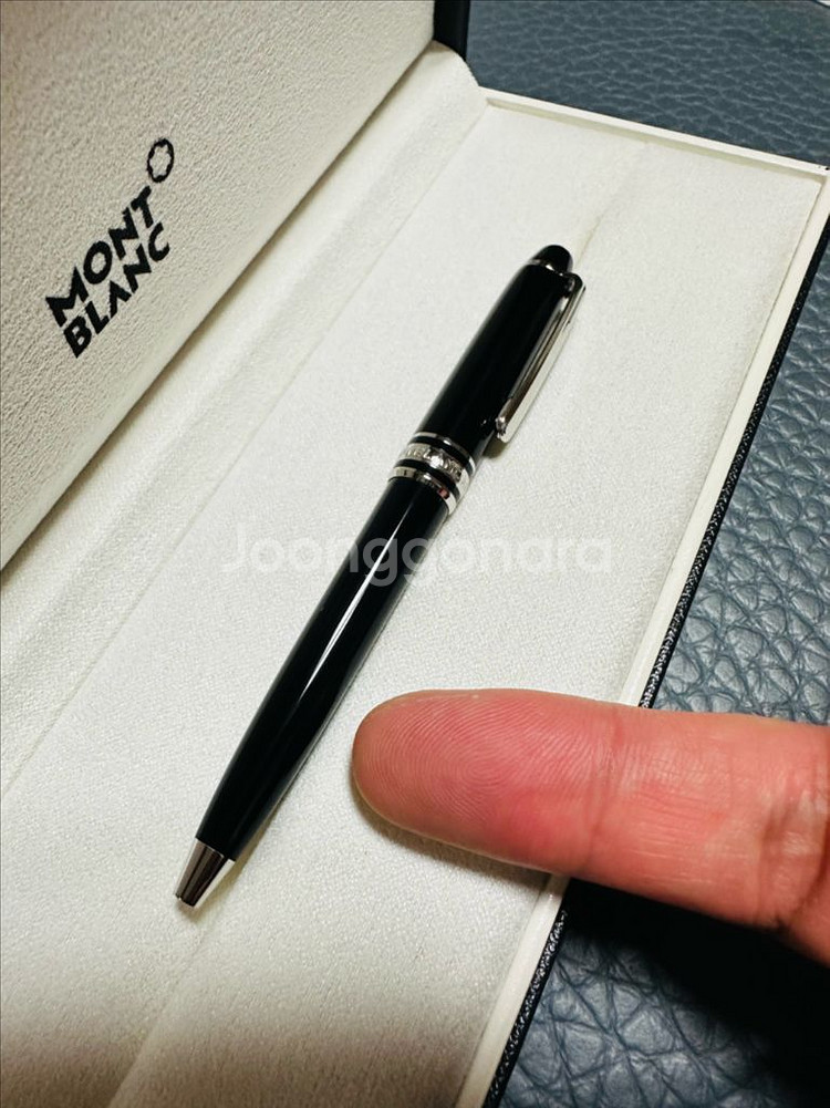 정품 몽블랑 모짜르트 미니 볼펜 P116 플래티넘 은장--2