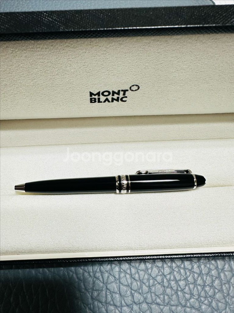 정품 몽블랑 모짜르트 미니 볼펜 P116 플래티넘 은장--5