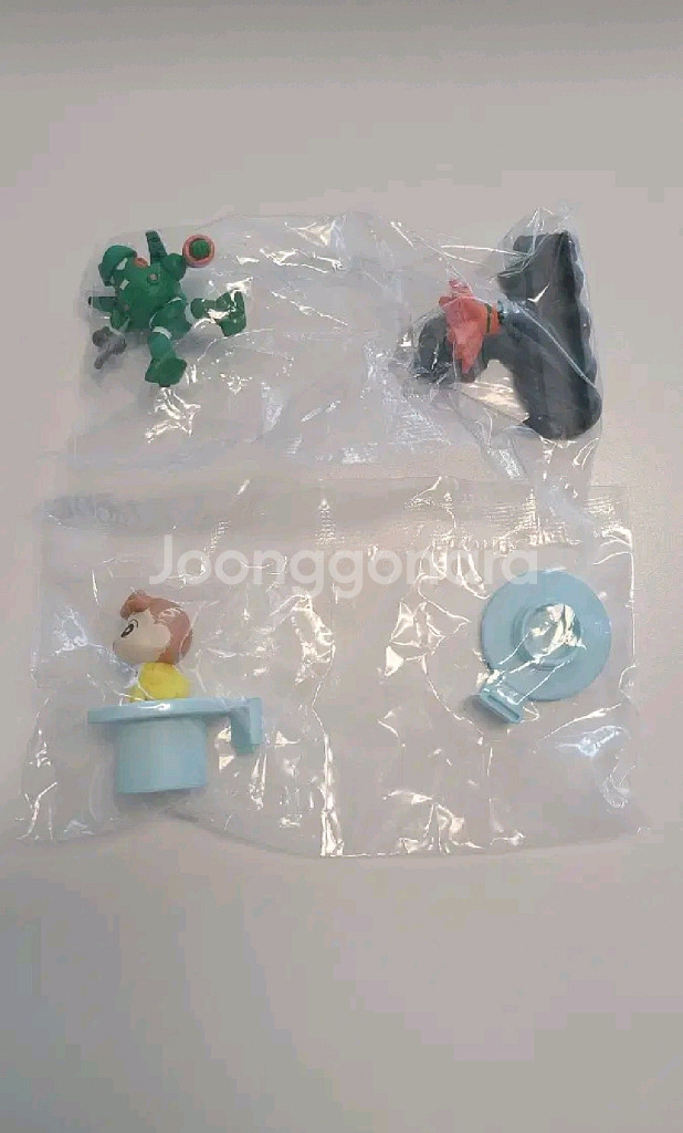 짱구 데스크 책상 위 가챠 새상품 칸탐로봇, 짱아 일괄--0