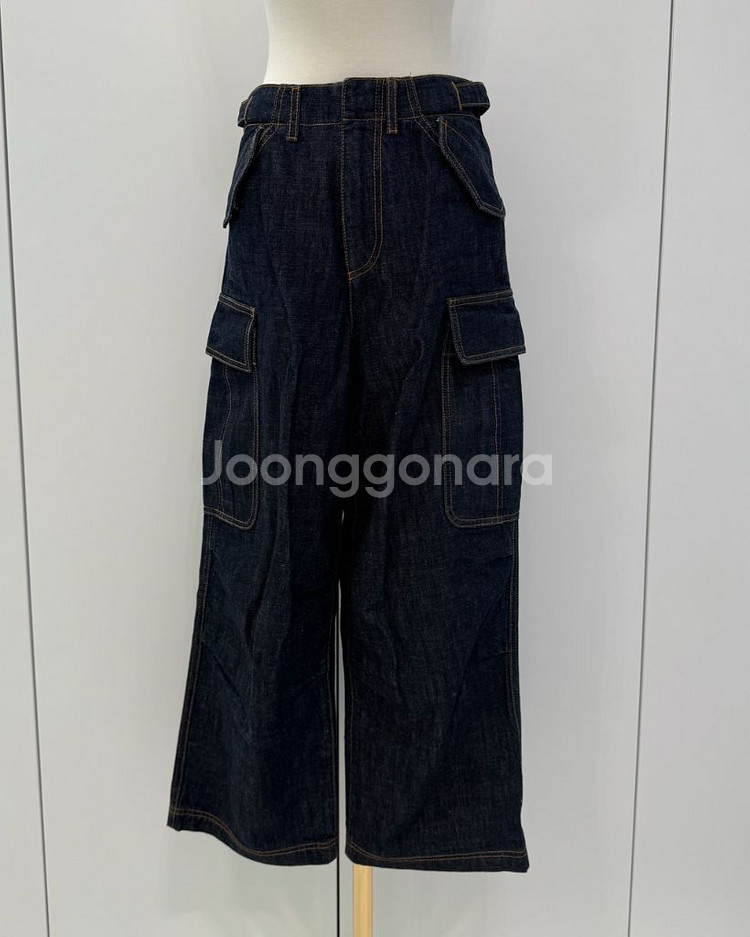 정품 DIOR 디올 데님 카고 팬츠 32--0