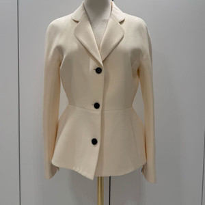 정품 DIOR 디올 페플럼 울실크 자켓 36