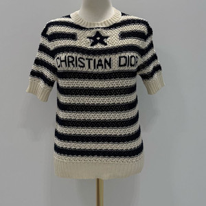 정품 DIOR 디올 마르니에르 메쉬 반팔 니트 34