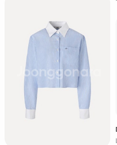 오르 ORR 스트라이프 크롭셔츠s 새상품--0