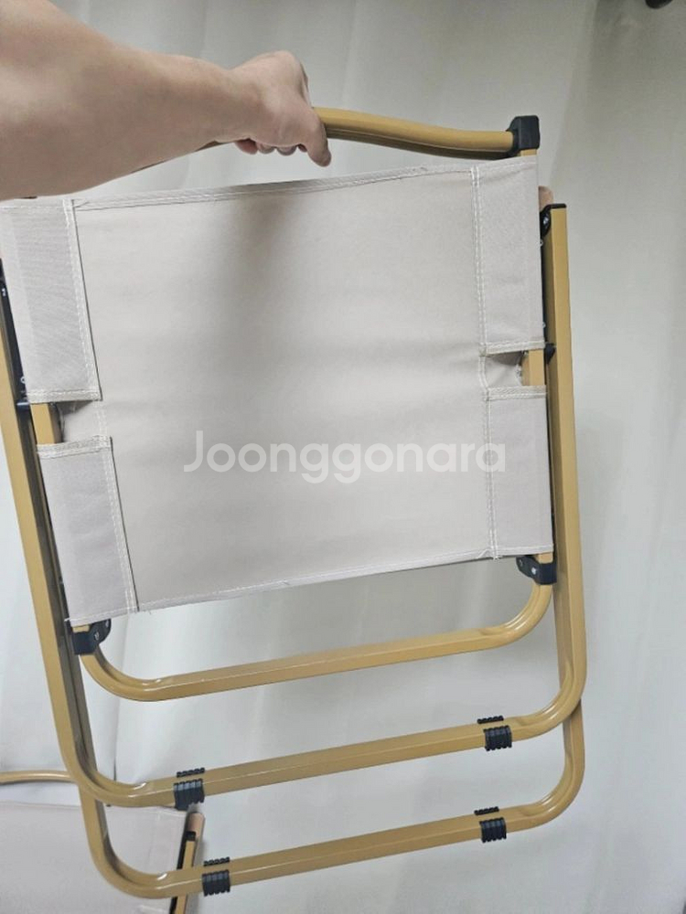 개라기월드 에르고닉형 캠핑의자 L 미사용 새제품--2