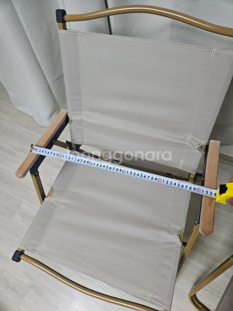 개라기월드 에르고닉형 캠핑의자 L 미사용 새제품--3