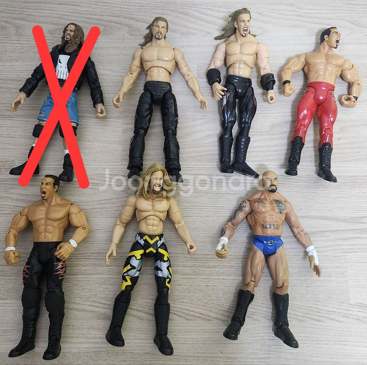 각종 wwe 피규어 저렴히 정리 합니다!--2
