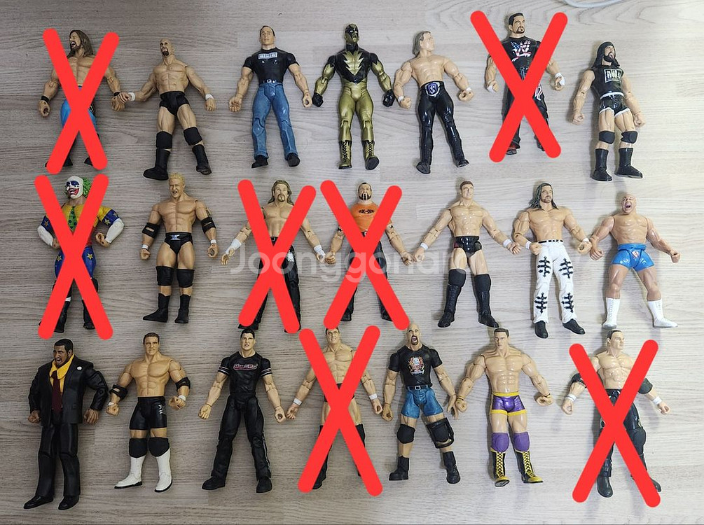 각종 wwe 피규어 저렴히 정리 합니다!--3