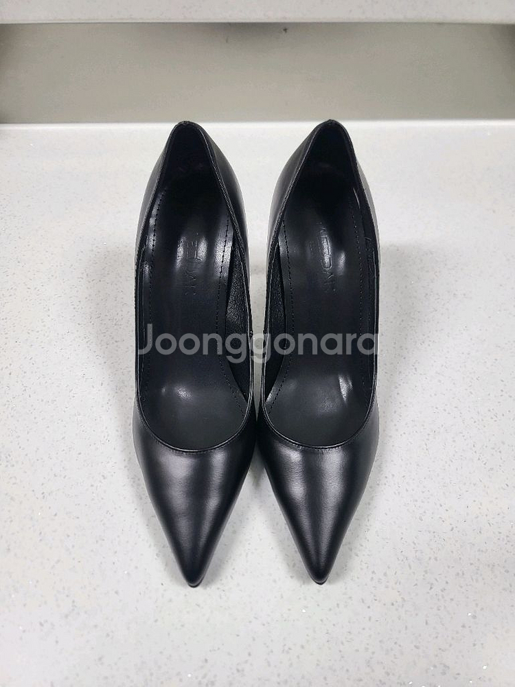 뻬딱구두 수제화 천연 가죽 스틸레토 힐 235/9--0