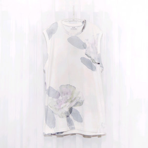 아크네 스튜디오 수채화 플라워 프린트 루즈핏 나시티