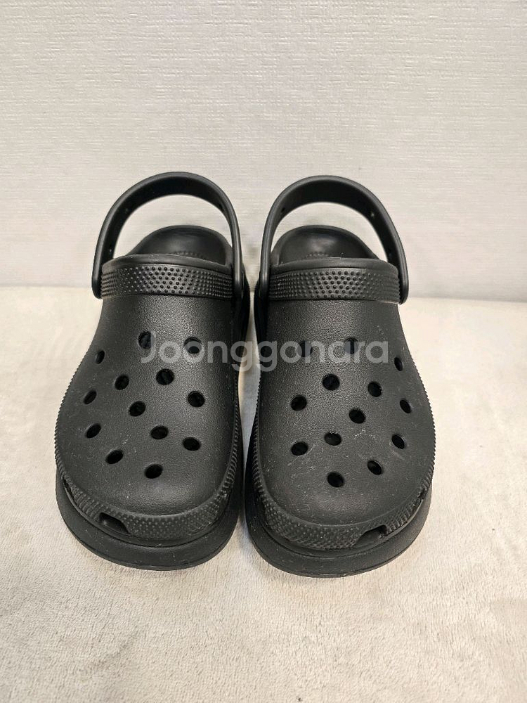 크록스 플랫폼 클로그 블랙 샌들 슬리퍼 230~235--1
