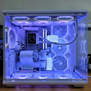프리미엄 LCD 화이트 9800X3D 라이저킷 반본체