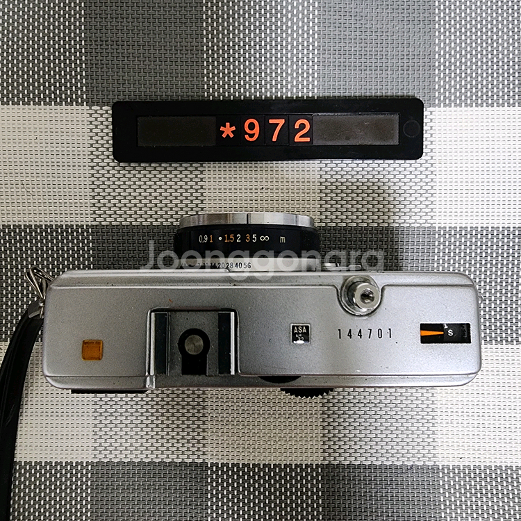 올림푸스 35 EC 필름카메라 실버바디--1