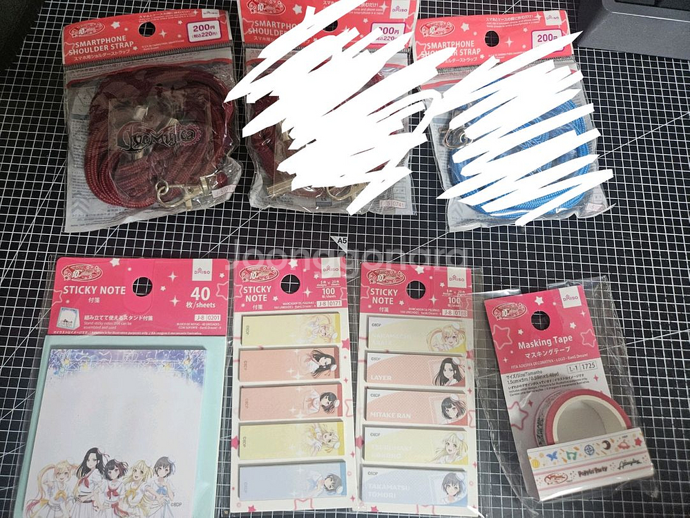 뱅드림 다이소 콜라보 굿즈 마이고 아베무지카--0