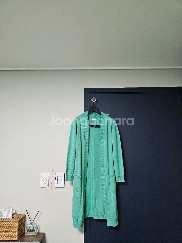 타임 오픈롱가디건--0