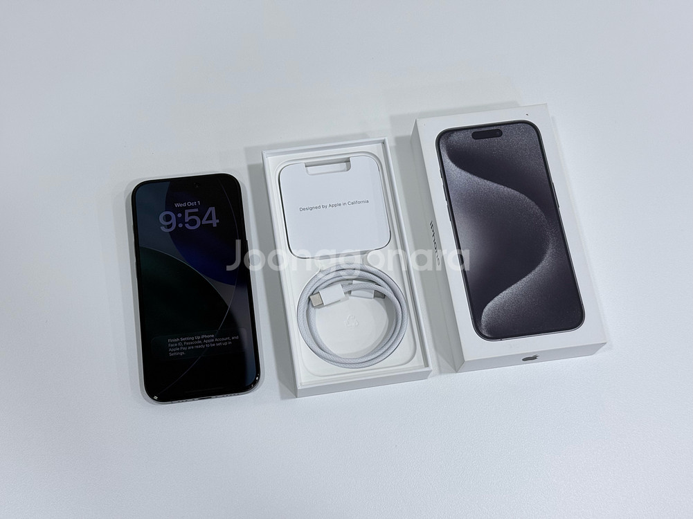 아이폰15프로 블랙 티타늄 256GB--7