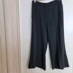 한섬 BIRD 버드 블랙 와이드 큐롯 팬츠