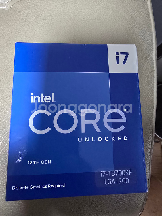 인텔 i7-13700kf 코잇 정품--0