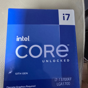 인텔 i7-13700kf 코잇 정품