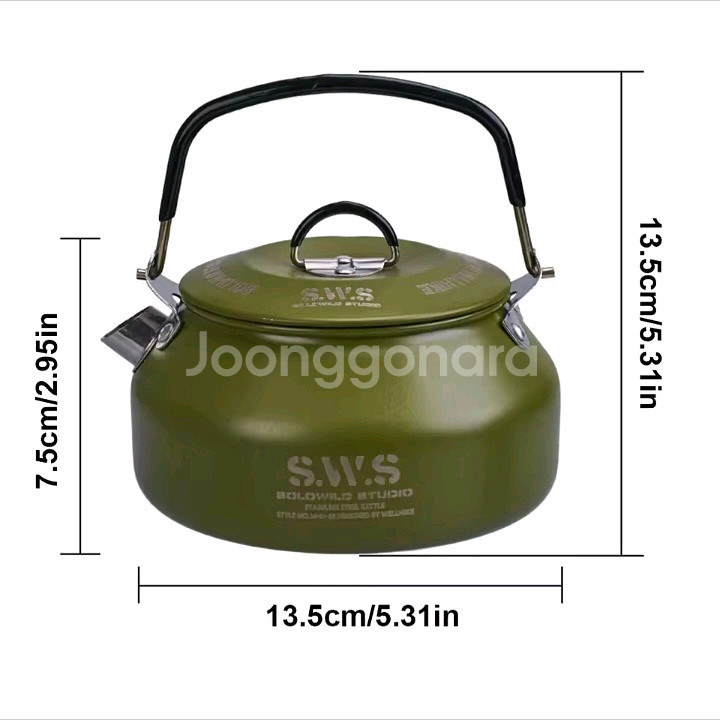 [새제품] 캠핑용품 캠핑코펠 캠핑주전자--6