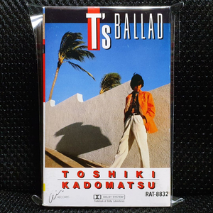 카도마츠 토시키 T's BALLAD 카세트 테이프 이미지