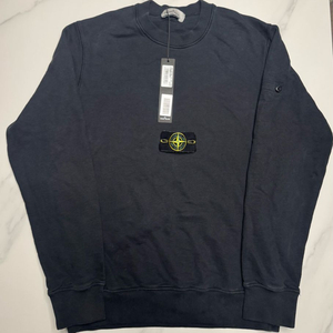 [L]22FW 스톤아일랜드 크루넥 블랙 맨투맨