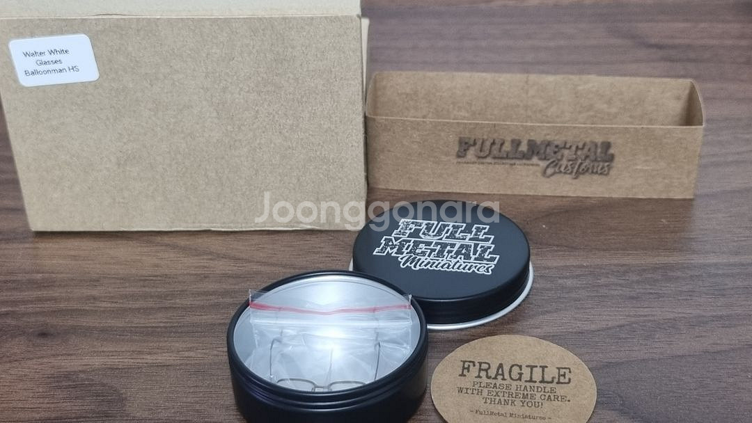 작가작 커스텀 피규어 월터화이트 풀메탈 안경--5