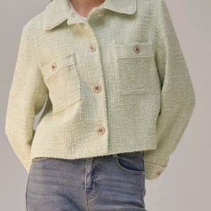 MIXXO 미쏘 트러커형 트위드 자켓