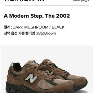 뉴발 2002 브라운 블랙 275 이미지