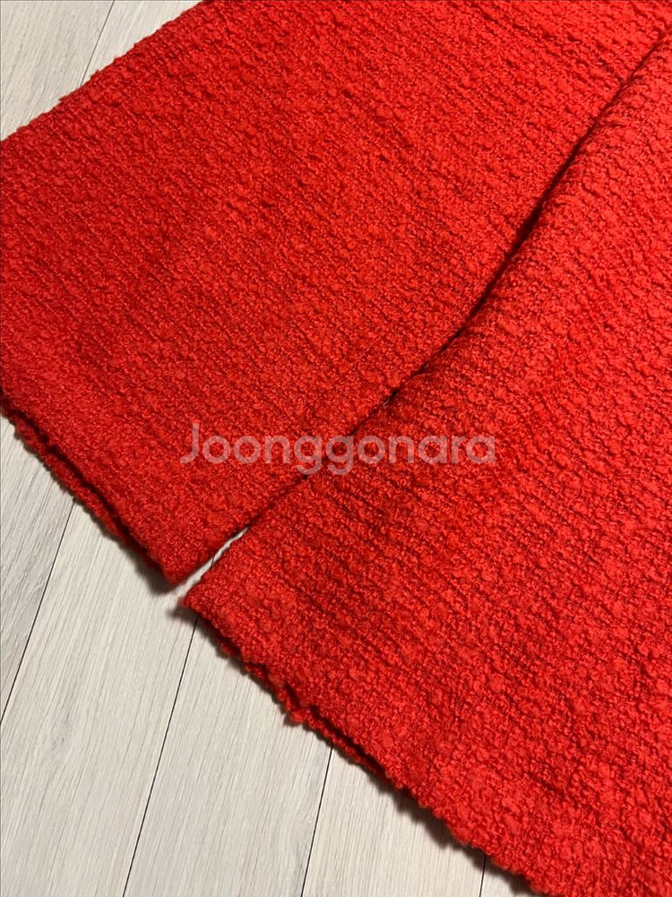 한섬 타임 TIME 울 트위드 부클레 와이드 팬츠 바지--13