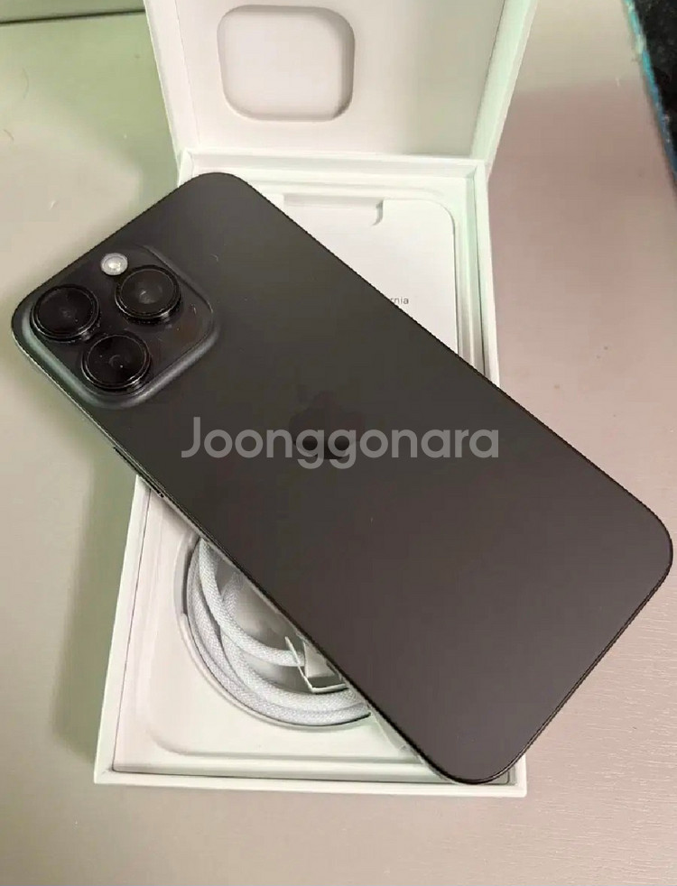 아이폰 15 Pro Max 스페이스 블랙 (애케플)--0