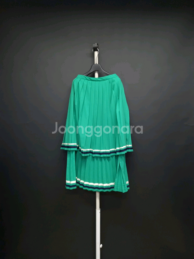 럭키슈에뜨 춘하추 캉캉 플리츠 롱 스커트 55 44--0