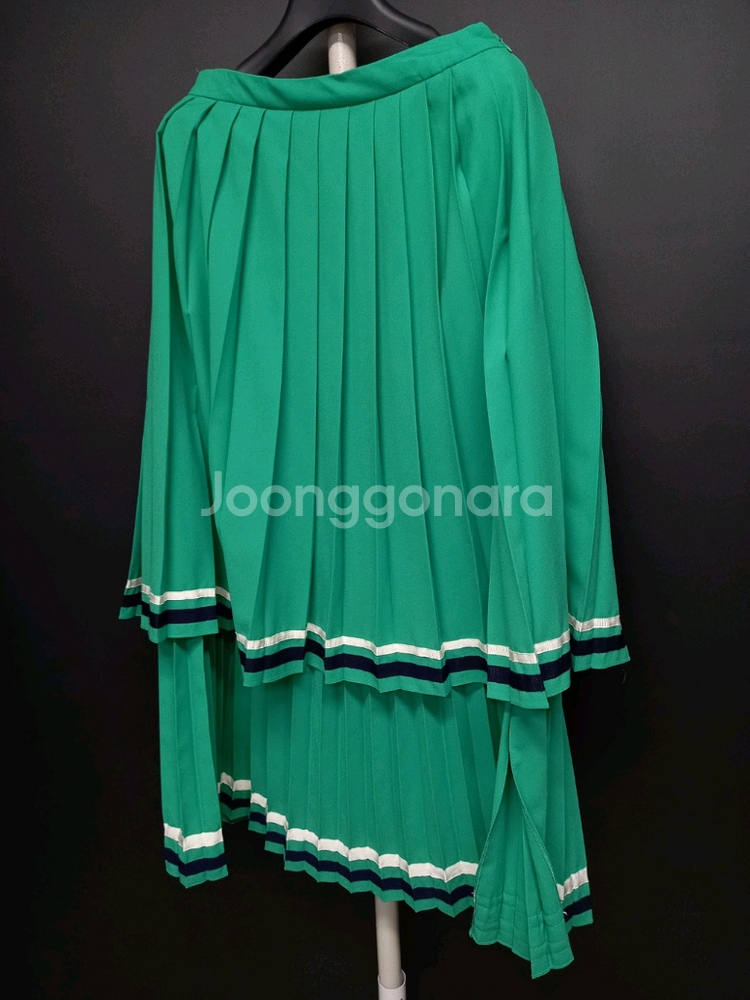 럭키슈에뜨 춘하추 캉캉 플리츠 롱 스커트 55 44--2