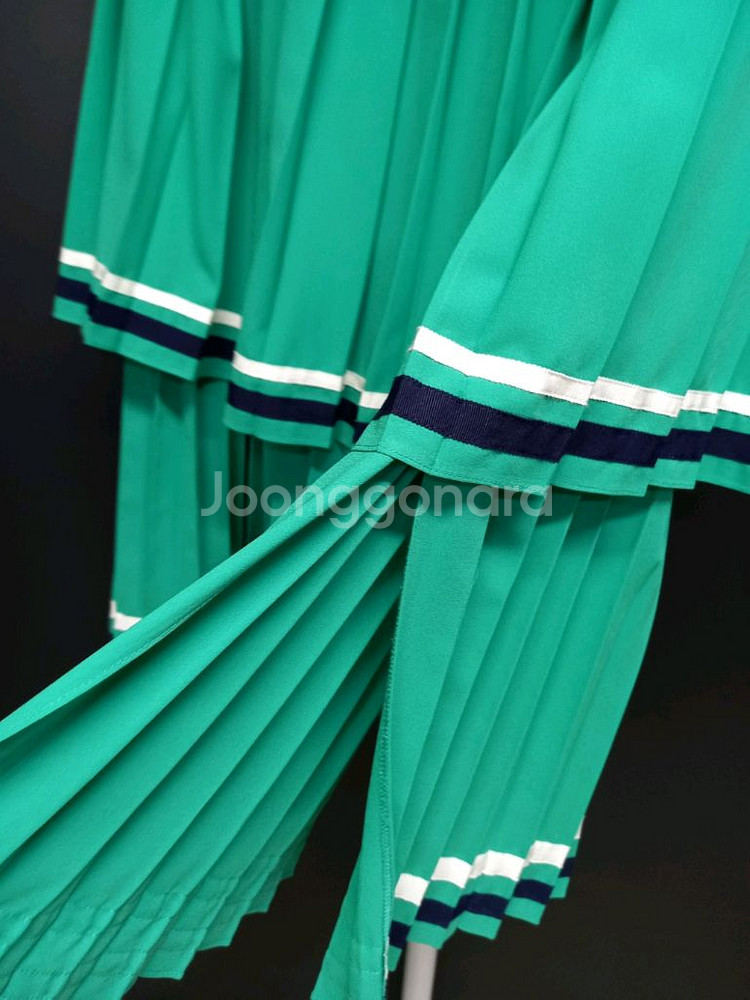 럭키슈에뜨 춘하추 캉캉 플리츠 롱 스커트 55 44--4