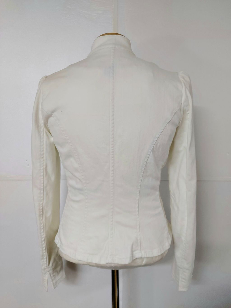 55)RalphLauren Jeans Co화이트데님자켓--2